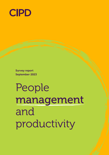 People management and productivity (CIPD - Survey report, 2023)